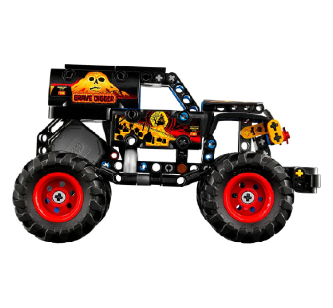LEGO Конструктор LEGO Technic Monster Jam Grave Digger Вогонь і лід (42219)