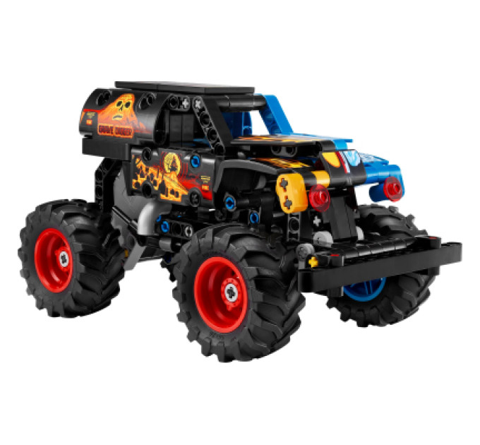LEGO Конструктор LEGO Technic Monster Jam Grave Digger Вогонь і лід (42219)