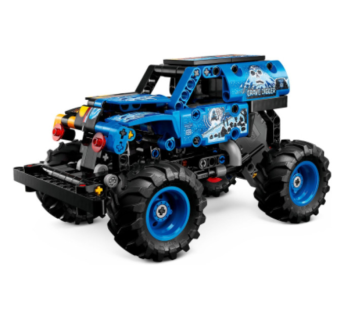LEGO Конструктор LEGO Technic Monster Jam Grave Digger Вогонь і лід (42219)