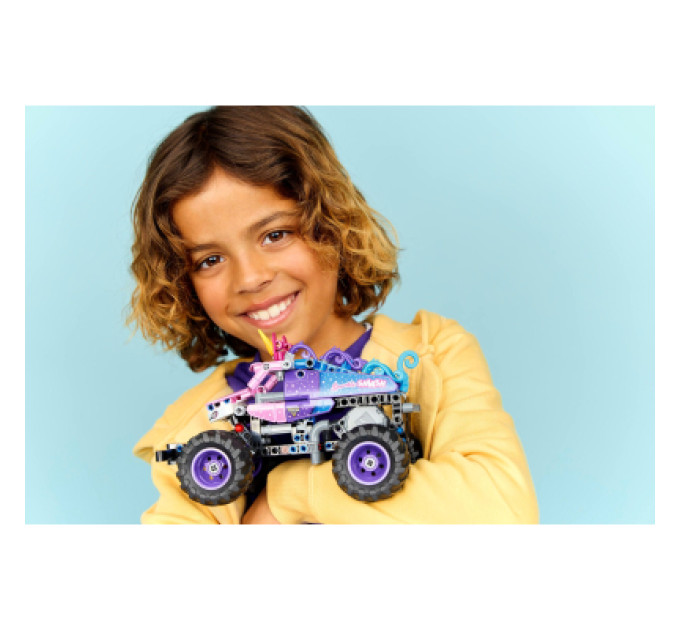 LEGO Конструктор LEGO Technic Monster Jam Sparkle Smash із функцією «Pull-Back» (42220)