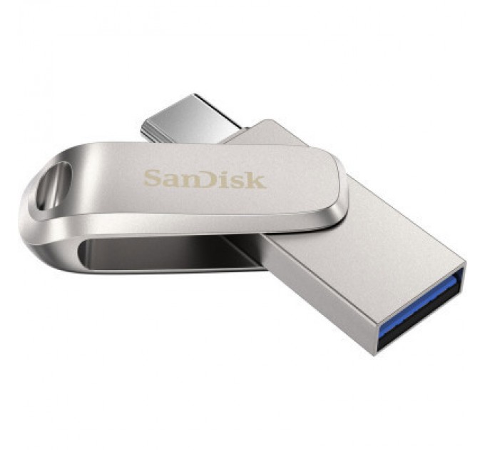 SanDisk USB флеш накопичувач SanDisk 1TB Ultra Dual Luxe Silver USB 3.2/Type-C (SDDDC4-1T00-G46)