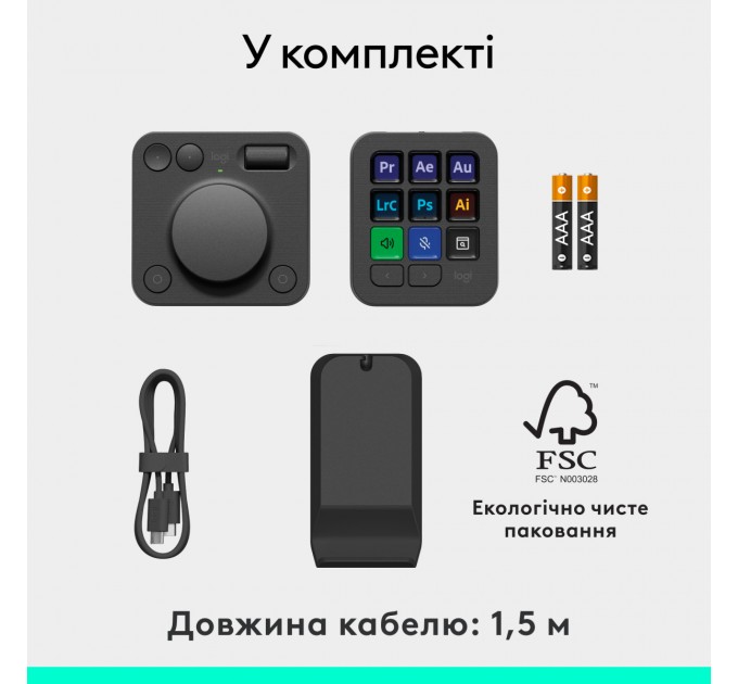 Консоль Logitech MX Creative Console Graphite (920-012931)