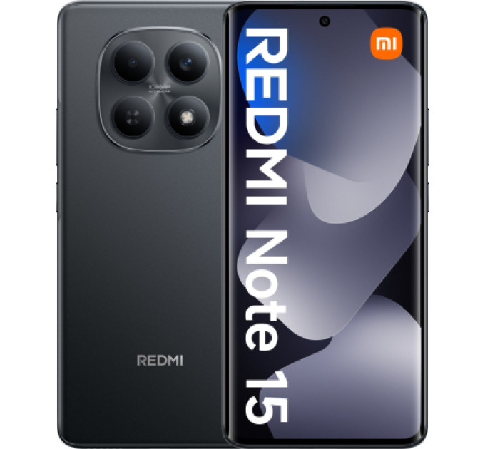 Xiaomi Мобільний телефон Xiaomi Redmi Note 15 6/128GB Black (1183672)