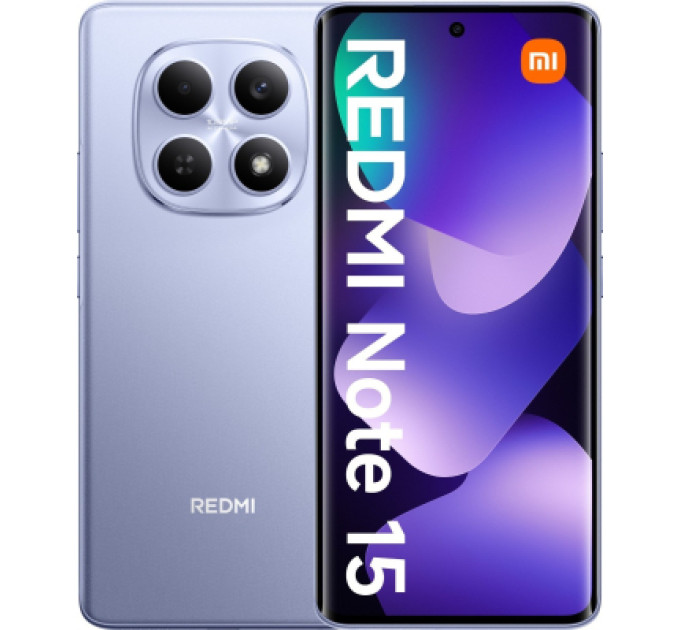 Xiaomi Мобільний телефон Xiaomi Redmi Note 15 8/256GB Purple (1183677)