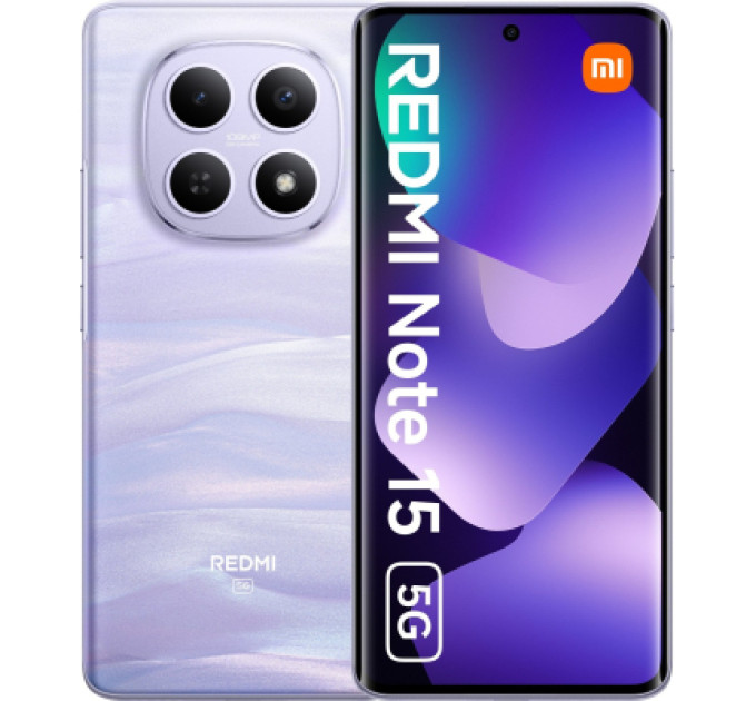 Xiaomi Мобільний телефон Xiaomi Redmi Note 15 5G 6/128GB Purple (1183680)