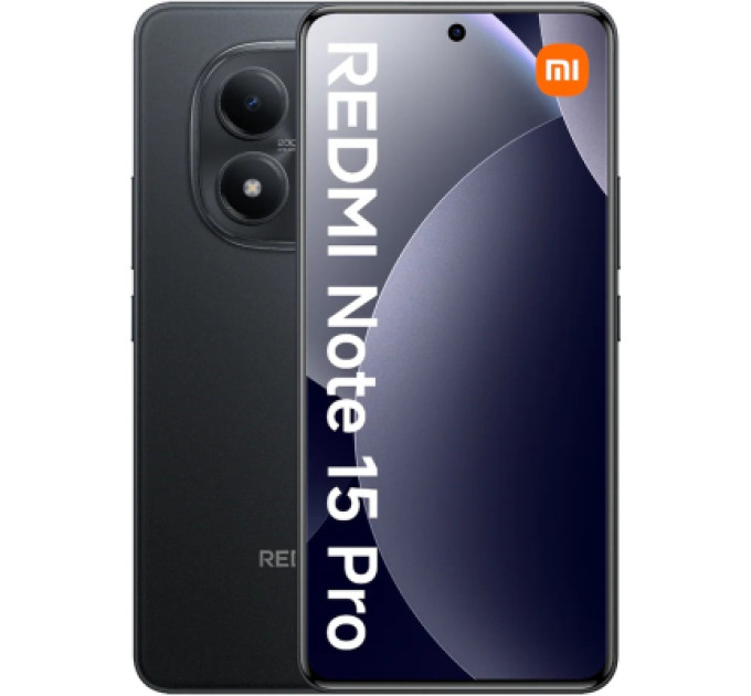 Xiaomi Мобільний телефон Xiaomi Redmi Note 15 Pro 8/256GB Black (1183684)