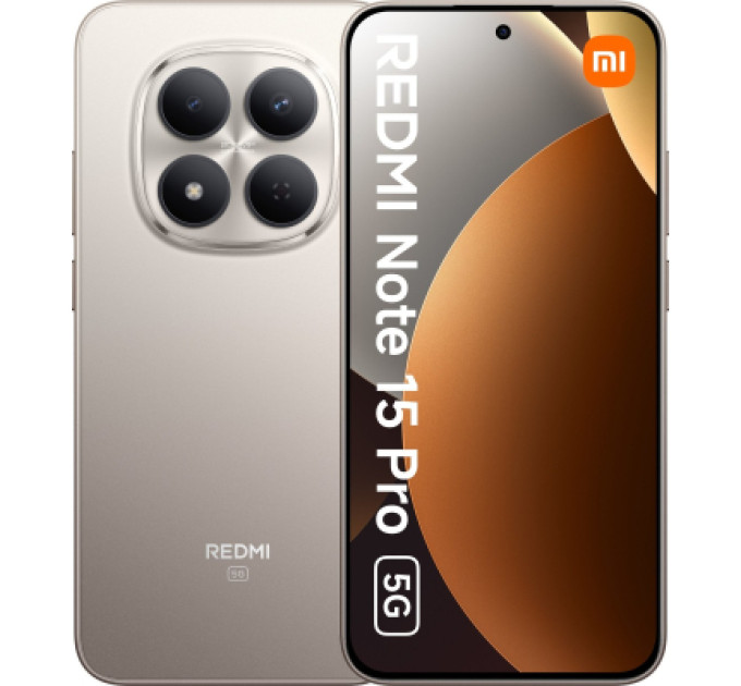 Xiaomi Мобільний телефон Xiaomi Redmi Note 15 Pro 8/256GB Titanium Color (1183686)