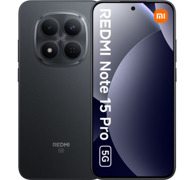 Xiaomi Мобільний телефон Xiaomi Redmi Note 15 Pro 5G 8/256GB Black (1183687)