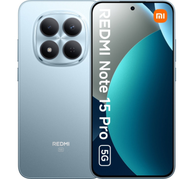 Xiaomi Мобільний телефон Xiaomi Redmi Note 15 Pro 5G 8/256GB Glacier Blue (1183688)
