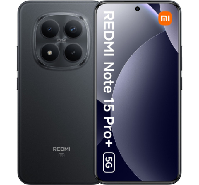 Xiaomi Мобільний телефон Xiaomi Redmi Note 15 Pro+ 5G 12/512GB Black (1183694)