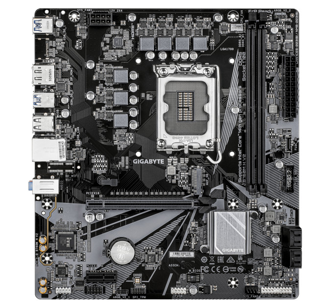 GIGABYTE Материнська плата Gigabyte B760M H V2 Socket 1700