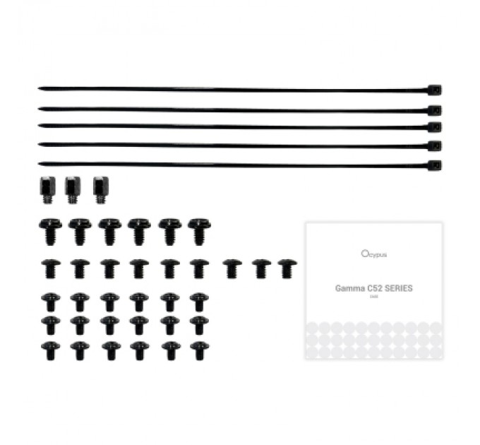 Корпус для ПК OCYPUS GAMMA C52 BK (GAMMA-C52-BKD000XX-GL)