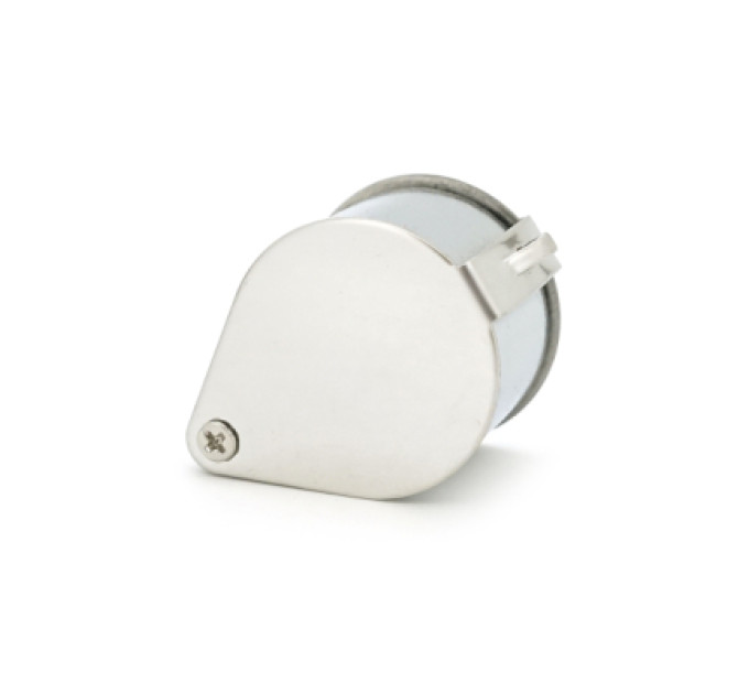 Voltronic Лупа Voltronic ручна TRIPLET 10X-21mm, складана (брелок), метал-скло, пластикова коробка. 60 * 24 * 18mm. (1152/TR10X-21)