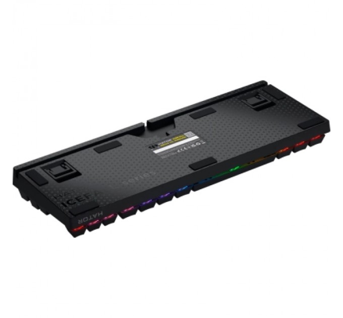 Клавіатура Hator Icefall Mecha TKL Rainbow Wireless/USB Black (HTK287UA)