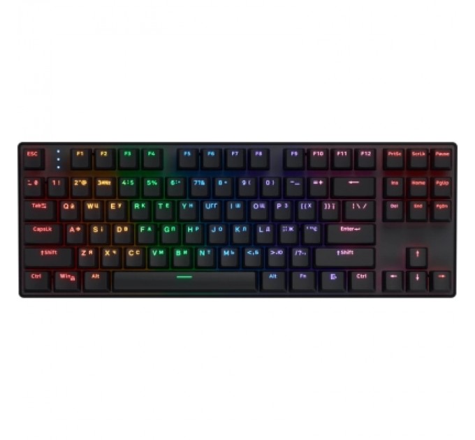 Клавіатура Hator Icefall Mecha TKL Rainbow Wireless/USB Black (HTK287UA)