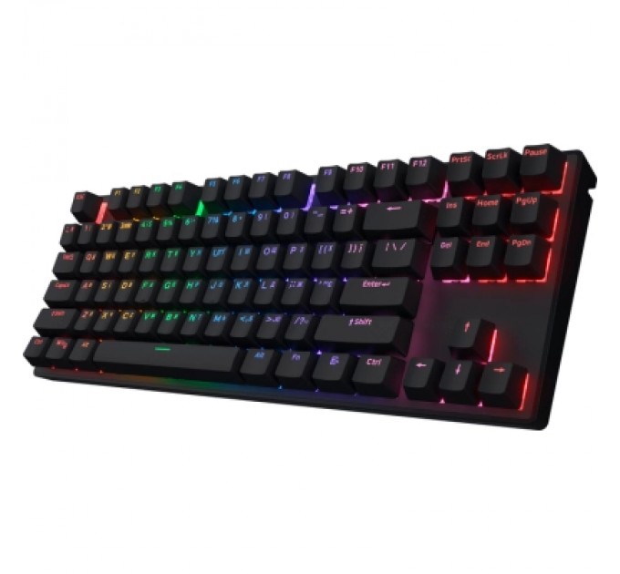 Клавіатура Hator Icefall Mecha TKL Rainbow Wireless/USB Black (HTK287UA)
