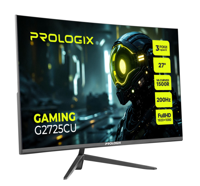 Prologix Монітор Prologix Gaming 27" G2725CU VA Black Curved 200Hz