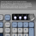 Ajazz Клавіатура бездротова Ajazz AF98 Plus Glacier Blue (AF98-PLUS-GB)
