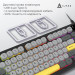 Ajazz Клавіатура Ajazz AF98 Black USB-C Black Gray Yellow (AF98-BGY)