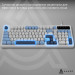 Ajazz Клавіатура Ajazz AF98 Black USB-C Glacier Blue (AF98-GB)