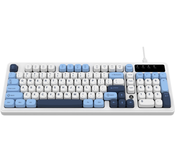 Ajazz Клавіатура Ajazz AF98 Black USB-C Glacier Blue (AF98-GB)