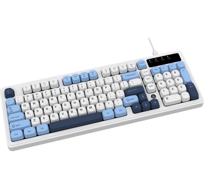 Ajazz Клавіатура Ajazz AF98 Black USB-C Glacier Blue (AF98-GB)