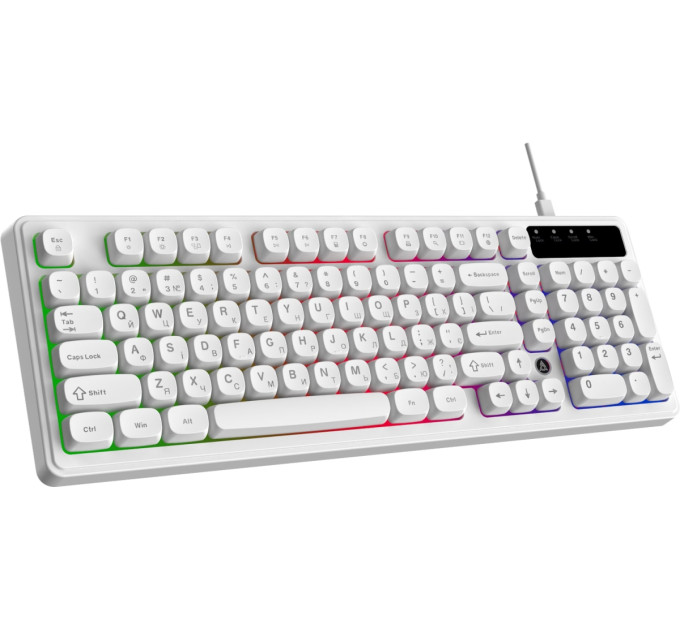 Ajazz Клавіатура Ajazz AF98 Black USB-C White (AF98-W)