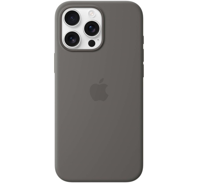 Apple Чохол-накладка Apple Silicone Case with MagSafe для Apple iPhone 16 Pro Max Stone Gray (MYYV3)