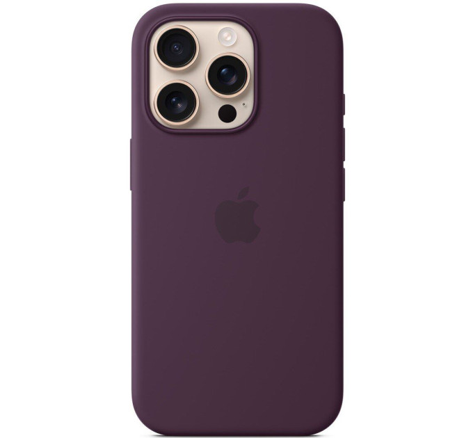 Apple Чохол-накладка Apple Silicone Case with MagSafe для Apple iPhone 16 Pro Plum (MYYM3)