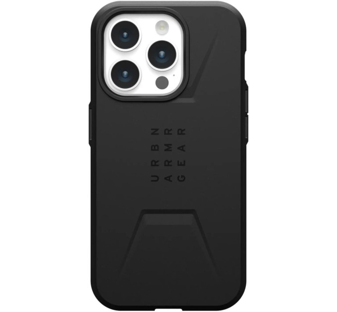 Urban Armor Gear Чохол-накладка Urban Armor Gear Civilian Magsafe для Apple iPhone 15 Pro Black (114275114040)