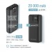 Батарея універсальна ColorWay 20 000 mAh Optimal Power PD/22.5W, QC/3.0, Black (CW-PB200LPB5BK-PDD)