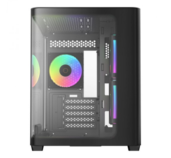 Корпус для ПК OCYPUS IOTA C50 BK CURVE ARGB DIGITAL (OTA-C50-BKD300CD-GL)