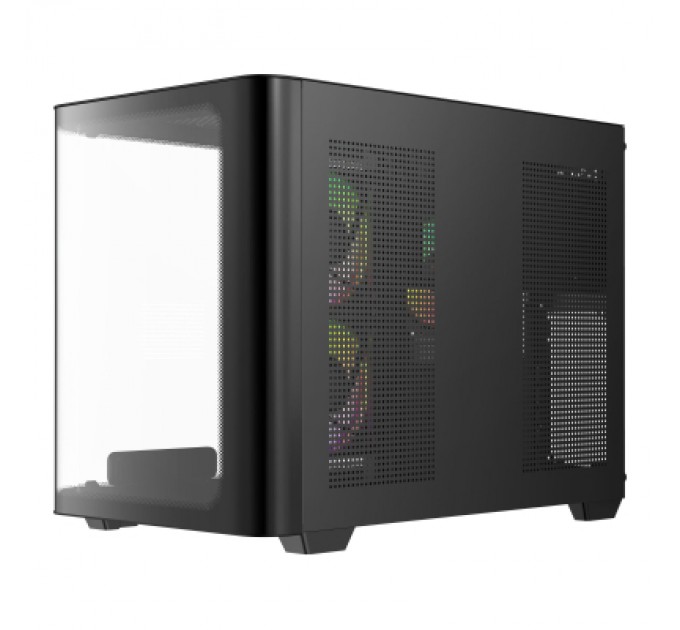 Корпус для ПК OCYPUS IOTA C50 BK CURVE ARGB DIGITAL (OTA-C50-BKD300CD-GL)
