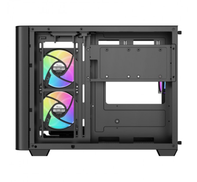 Корпус для ПК OCYPUS IOTA C50 BK CURVE ARGB DIGITAL (OTA-C50-BKD300CD-GL)