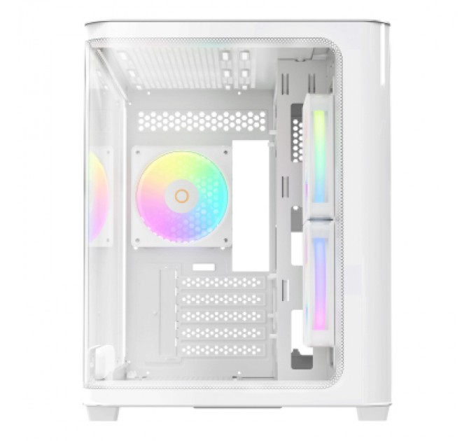 Корпус для ПК OCYPUS IOTA C50 WH CURVE ARGB DIGITAL (IOTA-C50-WHD300CD-GL)