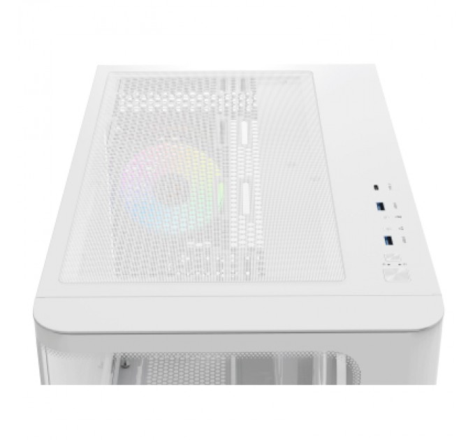 Корпус для ПК OCYPUS IOTA C50 WH CURVE ARGB DIGITAL (IOTA-C50-WHD300CD-GL)