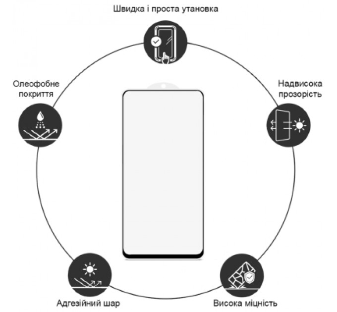 Плівка захисна Drobak Matte Ceramics Samsung Galaxy S24 FE (383806)