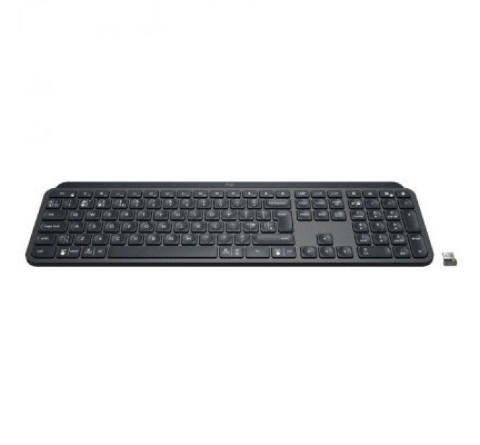 Logitech Клавіатура Logitech MX Keys Advanced for Business Wireless Illuminated UA Graphite (920-010251)