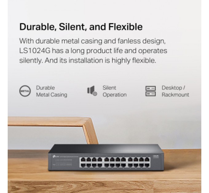 Комутатор мережевий TP-Link LS1024G