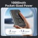 Vention Батарея універсальна VENTION Magnetic Wireless 10000mAh 20W PD USB-C In/Out, QI-15W Black (FHNB0)