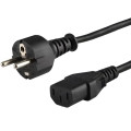 Dell Кабель живлення Dell CEE 7/7-IEC C13, 3*0.75 мм, 1.8м Black (078390)