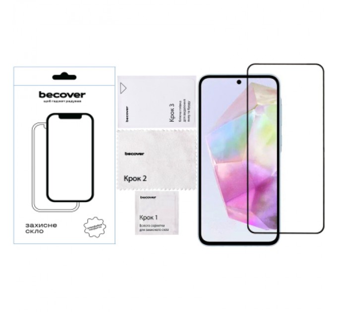 Скло захисне BeCover Samsung Galaxy A37 SM-A376 Black (714916)