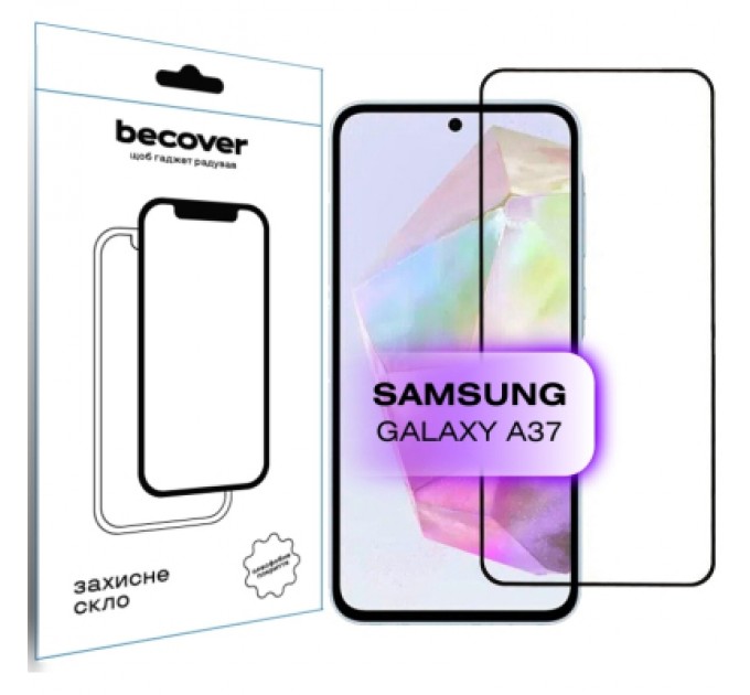 Скло захисне BeCover Samsung Galaxy A37 SM-A376 Black (714916)