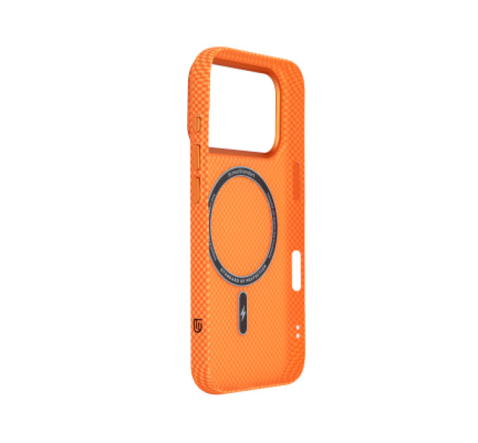 Armorstandart Чохол до мобільного телефона Armorstandart LikeCarbon2 MagCase Apple iPhone 17 Pro Kevlar Orange (ARM88556)