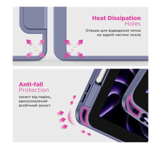 Armorstandart Чохол до планшета Armorstandart Y-Type PEN Xiaomi Redmi Pad 2 Purple (ARM87411)