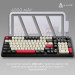 Ajazz Клавіатура Ajazz AF98 Plus Wireless/Bluetooth/USB UA Black/White/Red (AF98-PLUS-BSR)