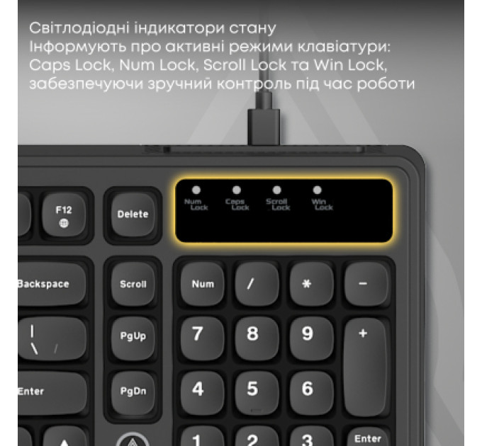 Ajazz Клавіатура Ajazz AF98 USB UA Black (AF98-B)