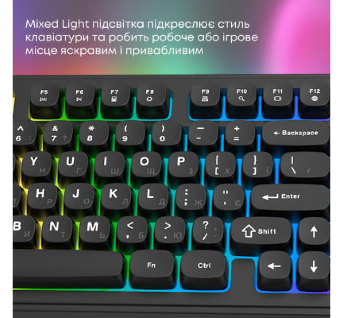 Ajazz Клавіатура Ajazz AF98 USB UA Black (AF98-B)
