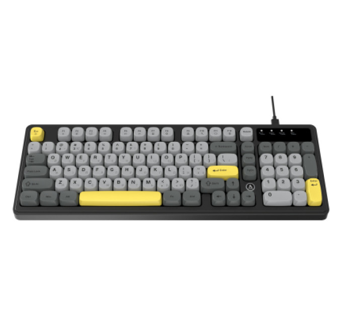 Ajazz Клавіатура Ajazz AF98 USB UA Black/Grey/Yellow (AF98-BGY)