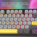 Ajazz Клавіатура Ajazz AF98 USB UA Black/Grey/Yellow (AF98-BGY)